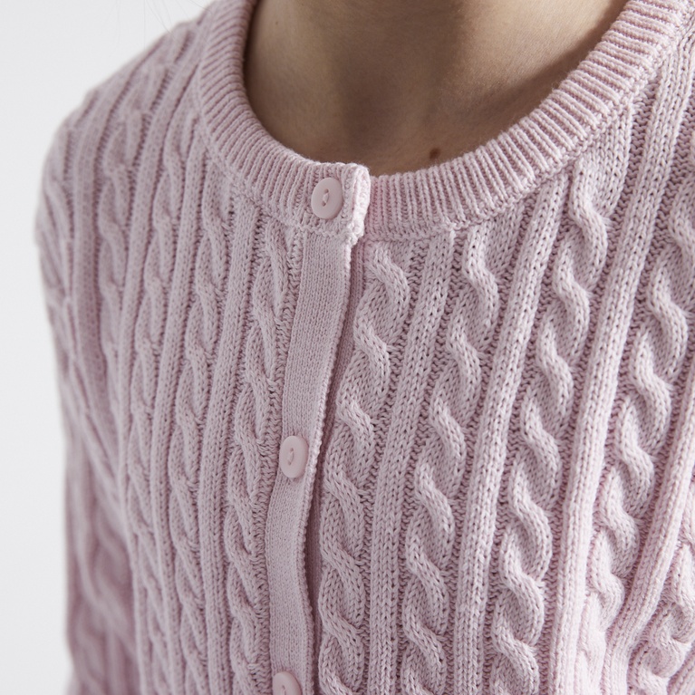 Cable knit cardigan "Majken"
